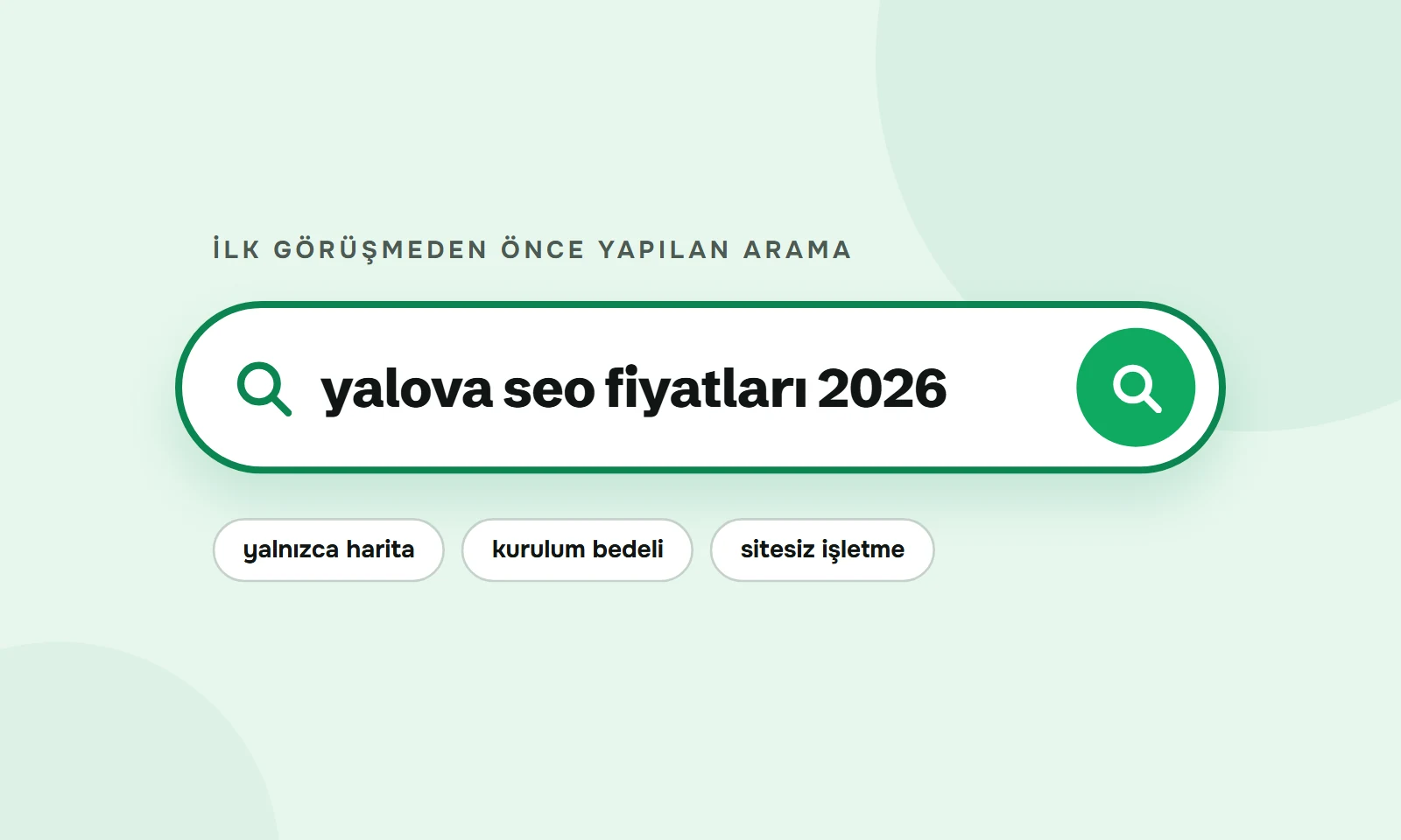 Yalova SEO fiyatları 2026 araması